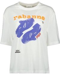 Rabanne - Pattern-Printed Crewneck T-Shirt - Lyst