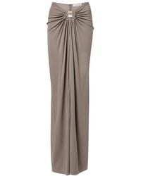 Christopher Esber - Bezel Quartz Gathered Jersey Maxi Skirt - Lyst
