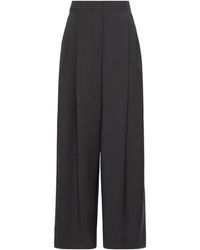 Max Mara - S Pleated Wide-Leg Pants - Lyst