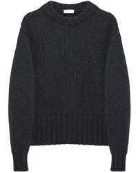 McQueen - Crewneck Knitted Jumper - Lyst