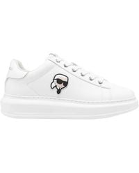 KARL LAGERFELD - Round-Headed Low-Top Casual Shoes - Lyst