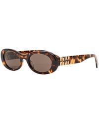 Miu Miu - Fashion Acetate Sunglasses - Lyst