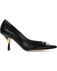 Jacquemus - 80Mm Bow-Detail Pointed-Toe Heeled Pumps - Lyst