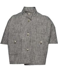 Max Mara - Button-Up Short-Sleeve Shirt - Lyst