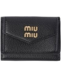 Miu Miu - Small Leather Wallet - Lyst