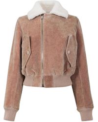 McQueen - Fur Hood Alex Coat - Lyst