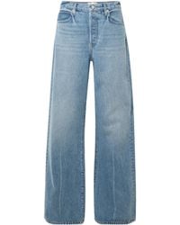 FRAME - The Loose Low-Rise Wide-Leg Jeans - Lyst