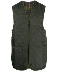 Barbour - Quilted Zip-Up Waistcoat - Lyst