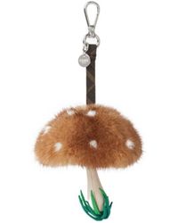 Fendi - Multicolored Leather And Mink Charm - Lyst