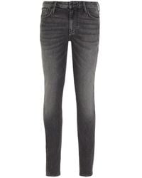 Emporio Armani - J06 Low-Rise Logo Patch Slim-Fit Jeans - Lyst