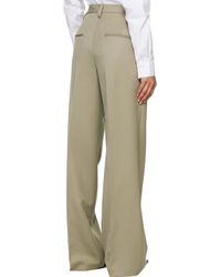 Anine Bing - Carrie High Waist Wide-Leg Trousers - Lyst