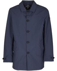 Save The Duck - Single-Breasted Coat - Lyst