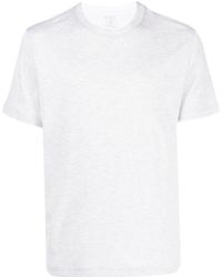 Eleventy - Contrast-Trim Crew Neck T-Shirt - Lyst