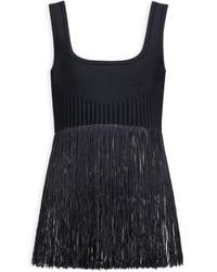Alaïa - Fringed Tank Top - Lyst