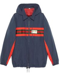 Gucci - Logo-Appliqued Hooded Windbreaker - Lyst