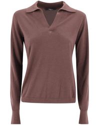 Weekend by Maxmara - Cappa Knitted Polo Shirt - Lyst