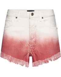 Alanui - Fringed Denim Shorts - Lyst