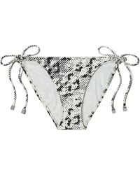 Tory Burch - All-Over Printed Drawstring Bikini Bottoms - Lyst