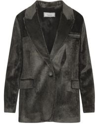 Peserico - Textured Single-Breasted Blazer - Lyst