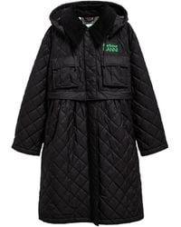 Barbour - X Ganni Quilted Zipped Coat - Lyst