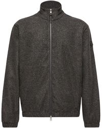 Moncler - Zip-Up Stand-Collar Cardigan - Lyst
