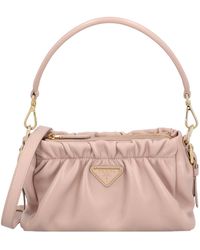 Prada - Triangle-Logo Tote Bag - Lyst