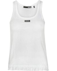 ROTATE BIRGER CHRISTENSEN - Logo Patch Sleeveless Top - Lyst