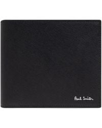 Paul Smith - Leather Wallet With Printed Logo - Lyst