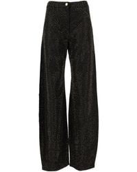 Elisabetta Franchi - Ballon Embellished Jeans - Lyst