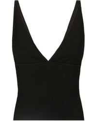 Dolce & Gabbana - Viscose-Knit Vest Top - Lyst