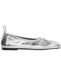 Alohas - Rosalind Shimmer Leather Ballet Flats - Lyst