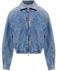 Agolde - Dixon Cropped Denim Jacket - Lyst