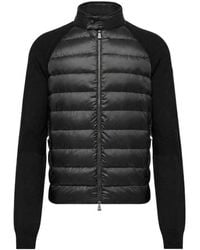 Moncler - Grenoble Padded Zip-Up Cardigan - Lyst