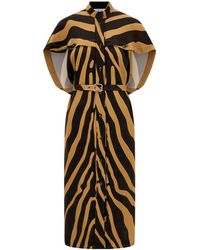 Ferragamo - Twill Shirt Dress - Lyst