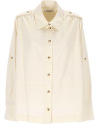 JOSEPH - Button-Down Oversized Top - Lyst