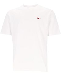 Maison Kitsuné - Maison Kitsuné Profile Fox Logo T-Shirt - Lyst