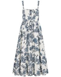 Dior - Iviera Mid-Length Flared Dress - Lyst