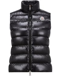 Moncler - Ghany Logo Patch Zip-Up Padded Vest - Lyst