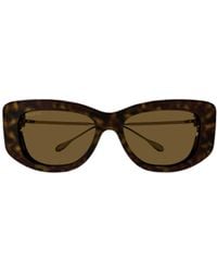 Gucci - Eyewear Specialized Fit Rectangular Frame Sunglasses - Lyst