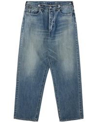 A.PRESSE - Washed Wide-Leg Jeans - Lyst