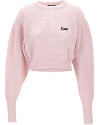 ROTATE BIRGER CHRISTENSEN - Cropped Jumper - Lyst