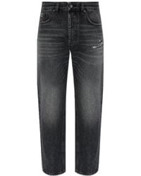 DIESEL - D Macs Straight-Leg Distressed Jeans - Lyst