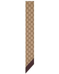 Gucci - Printed Chiffon Ribbon - Lyst