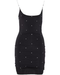 Amiri - Crystal Mini Dress - Lyst