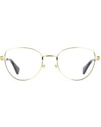 Cartier - Logo Plaque Butterfly Frame Glasses - Lyst