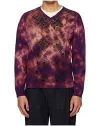 Kiko Kostadinov - V-Neck Knit Sweater - Lyst