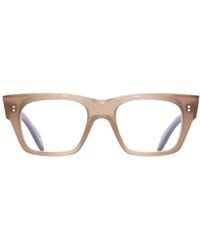 Cutler and Gross - Logo-Engraved Rectangle-Frame Glasses - Lyst