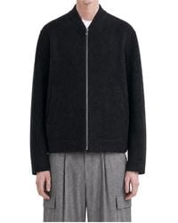 Harris Wharf London - Boiled-Wool Bomber Jacket - Lyst