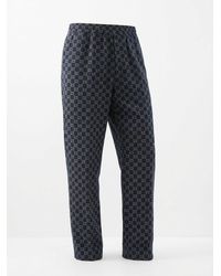Gucci - Gg Brushed Flannel Pant - Lyst