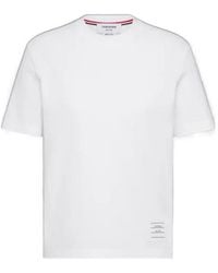 Thom Browne - 4-Bar Stripe-Detail T-Shirt - Lyst